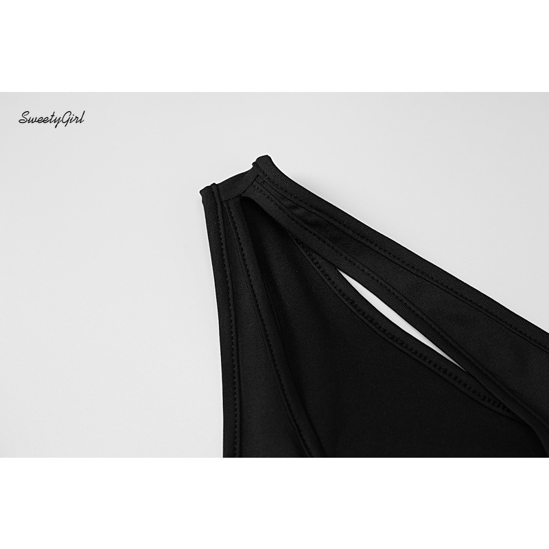 Áo Liền Quần Thể Thao Hở Vai Màu Trơn Thời Trang Quyến Rũ Cho Nữ 2022
