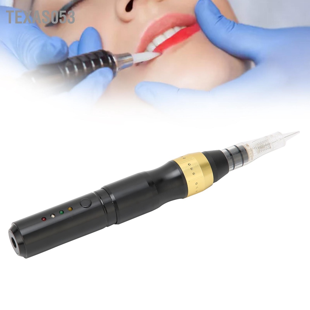 [Hàng Sẵn] Máy xăm mày , môi , mí , chuyên dùng không dây 100-240V tiện dụng 【Texas053】