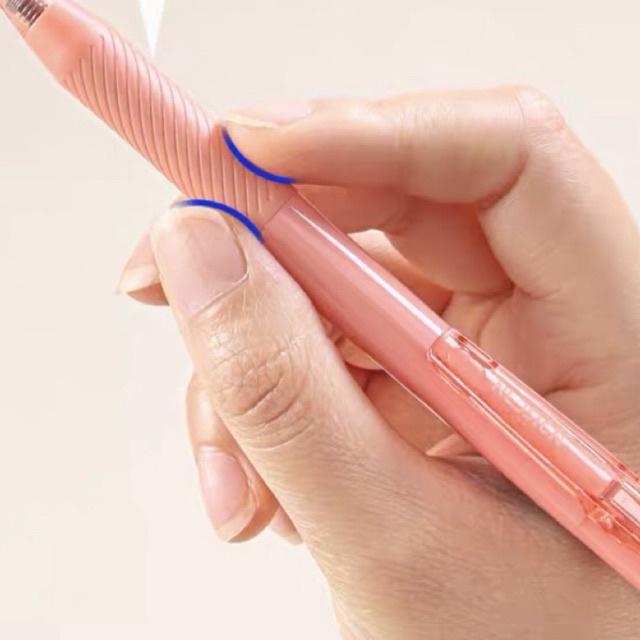 Bút bi văn phòng Deli Nusign mực gel đen cao cấp 0.5mm mực đều nét 4 màu tiêu đề sổ tay bullet journal NS568