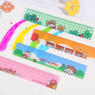 Thước kẻ 🍒CUTE🍒 hoạt hình tom house bằng nhựa dễ thương cho bé