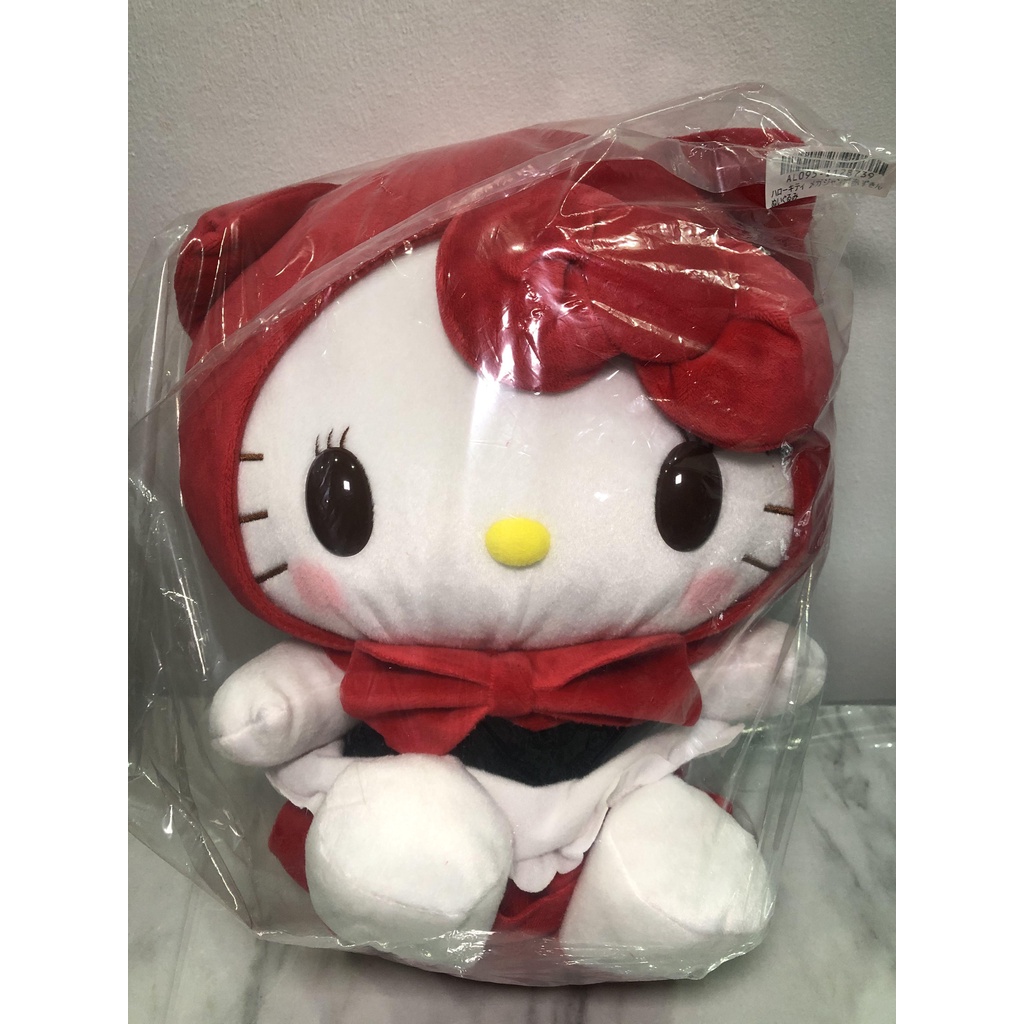 [SEGA] Gấu bông Sanrio Hello Kitty Mega Jumbo Little Red Riding Hood Plush hàng gắp Toreba chính hãng Nhật Bản