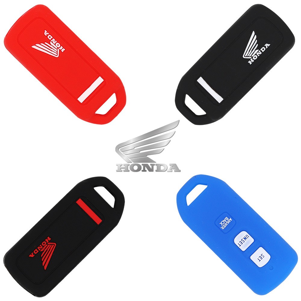 Vỏ chìa khóa silicon cho khóa 3 nút điều khiển từ xa xe máy Honda Scoopy Vario Pcx Monkey 125