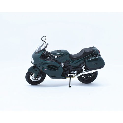 MS: 8880XL - XE MÔ HÌNH TỶ LỆ 1:18 MOTO TRIIUMPH TROPHY - WELLY - XANH LÍNH