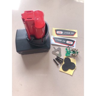 vỏ mạch pin Milwaukee 12v