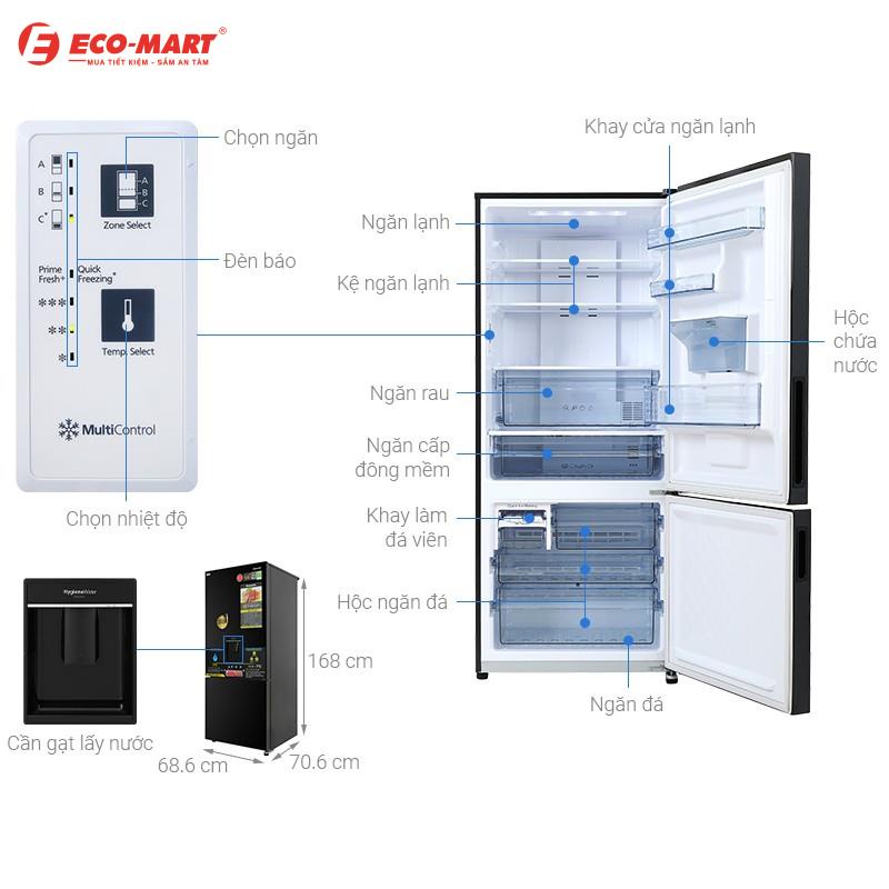 Tủ lạnh Panasonic 368L ( lấy nước ngoài ) NR-BX421GPKV