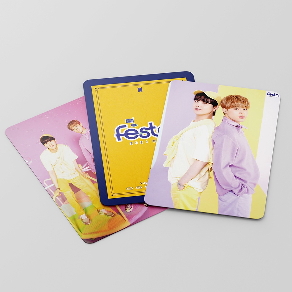 Hộp 54 Ảnh Lomo Card Nhóm Nhạc BTS Festa 2021