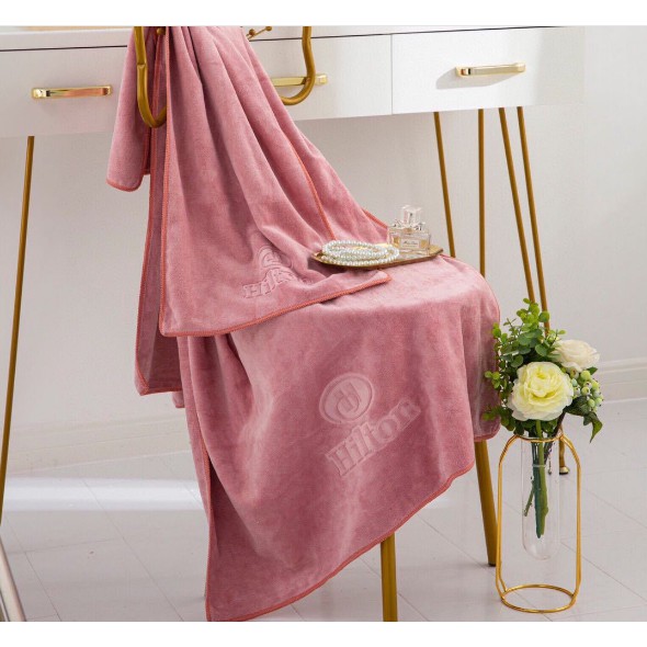 Khăn tắm Hilton hai mảnh, vải bông tinh khiết hút nước mạnh mẫu mới Decor 4.0