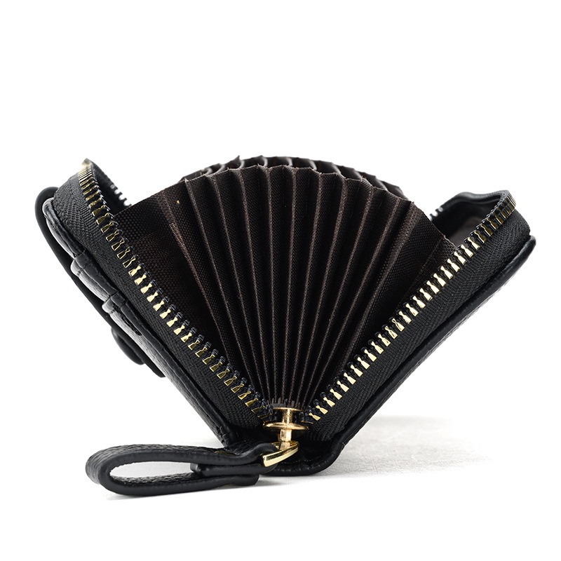 Ví Ngắn Đựng Thẻ / Tiền Xu Có Khóa Kéo Thời Trang Dành Cho Nữ