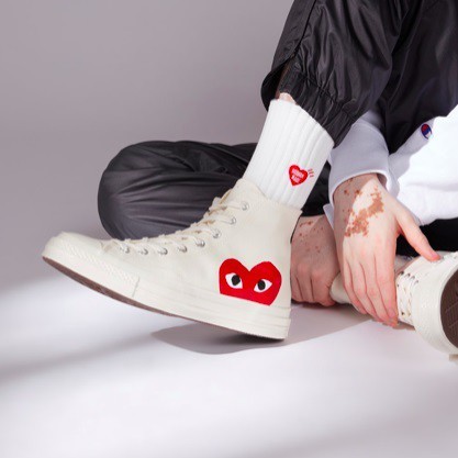 Giày Thể Thao CONVERSE Des Garcons CDG PLAY 1970s Chất Lượng Cao