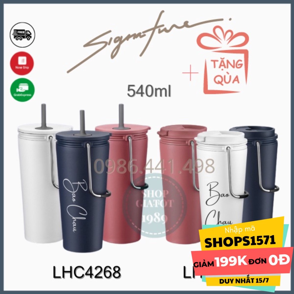 Ly Giữ Nhiệt Bình giữ nhiệt Khắc Tên Lock&Lock Bucket Tumbler 540ml LHC4268 LHC4269 SHOPGIATTOT1989