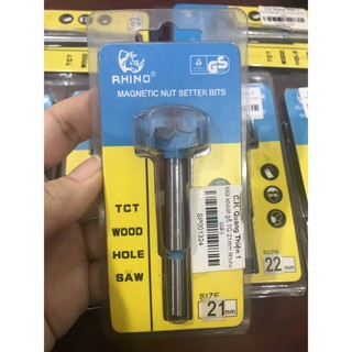 Mũi khoét gỗ rhino 21mm, 22mm