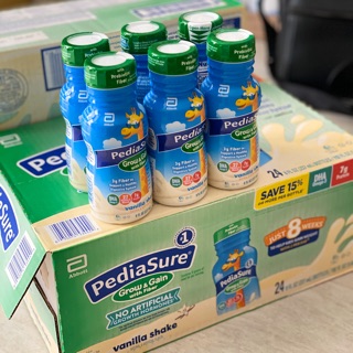 Combo 6 chai Sữa Nước Pediasure Grow & Gain With Fiber Vani 237ml