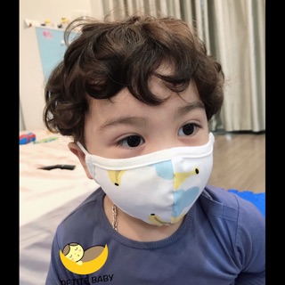 Set khẩu trang vải kháng khuẩn Sweet kids cho bé
