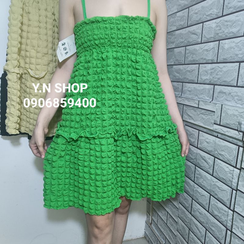 [Ảnh thật] Đầm xốp 2 dây Babydoll
