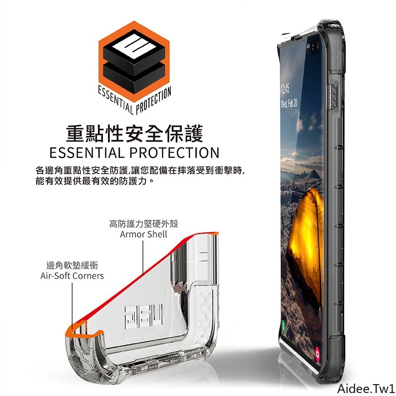 UAG Ốp điện thoại chống sốc cho Samsung Galaxy S10 PLUS S10E S8 S9 PLUS