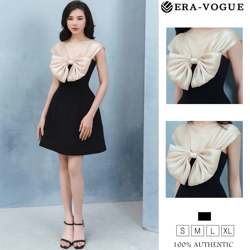 EraVogue Đầm Màu Đen Kiểu Hàn Quốc Gợi Cảm váy dạ hội Cho Nữ Y9948