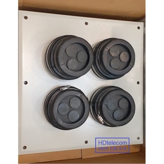 Cửa sổ cáp feeder, tấm bịt lỗ feeder 4 lỗ