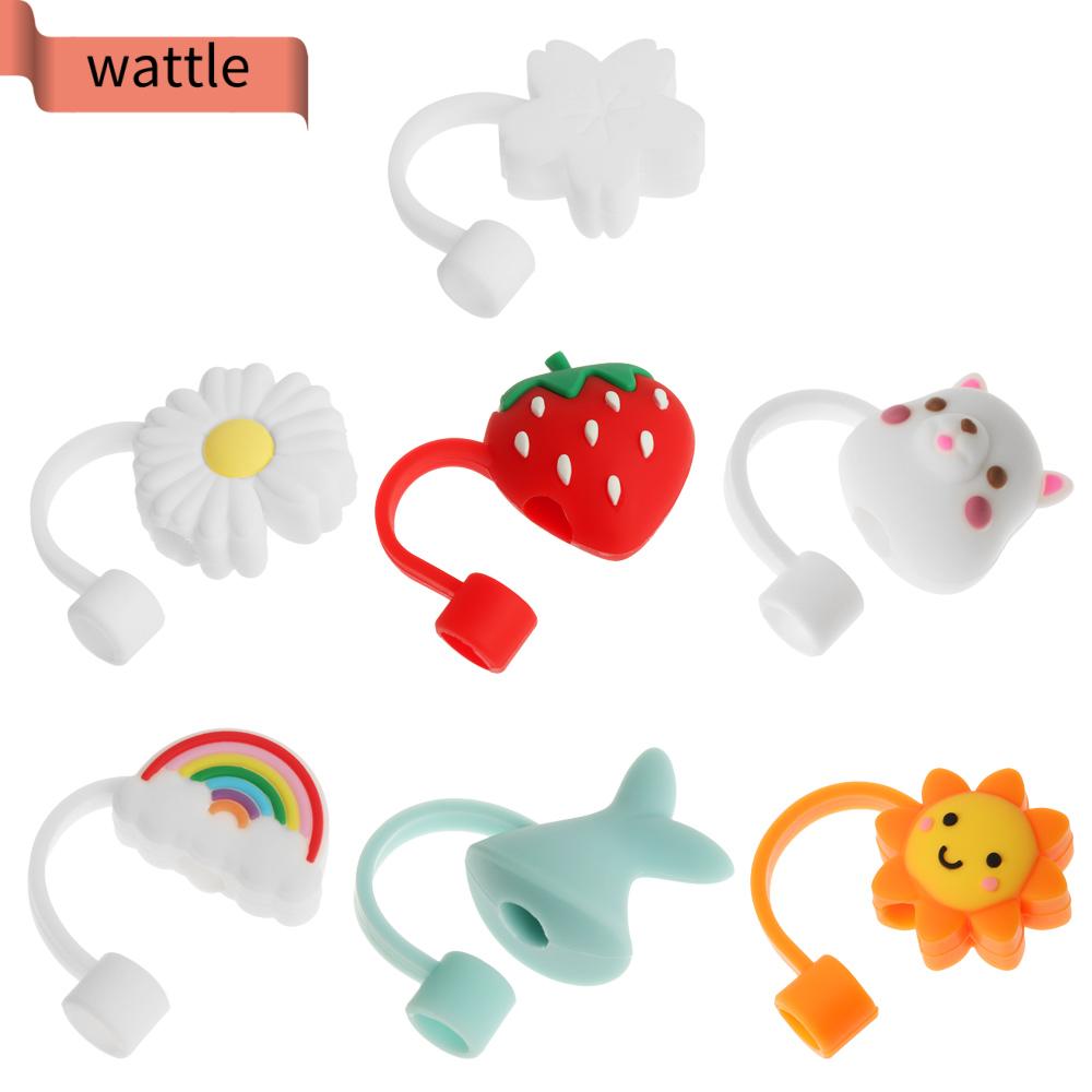 Bịt Ống Hút Silicon Kiểu Dáng Hoạt Hình Dễ Thương