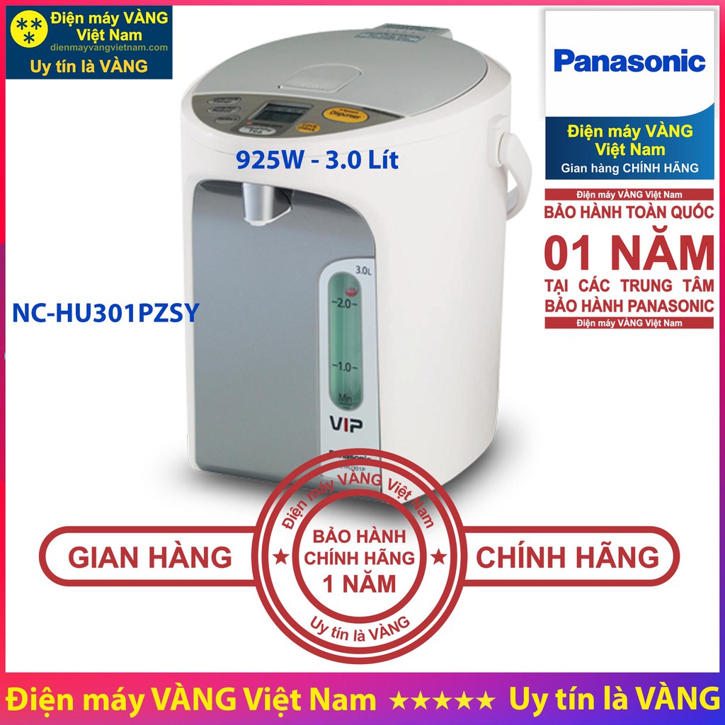 Bình thủy điện Panasonic NC-EG2200CSY NC-EG3000CSY NC-BG3000CSY NC-EG4000CSY NC-HU301PZSY - Hàng chính hãng