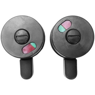 Bộ 2 khóa cửa nhà vệ sinh công cộng dạng xoay màu đỏ xanh