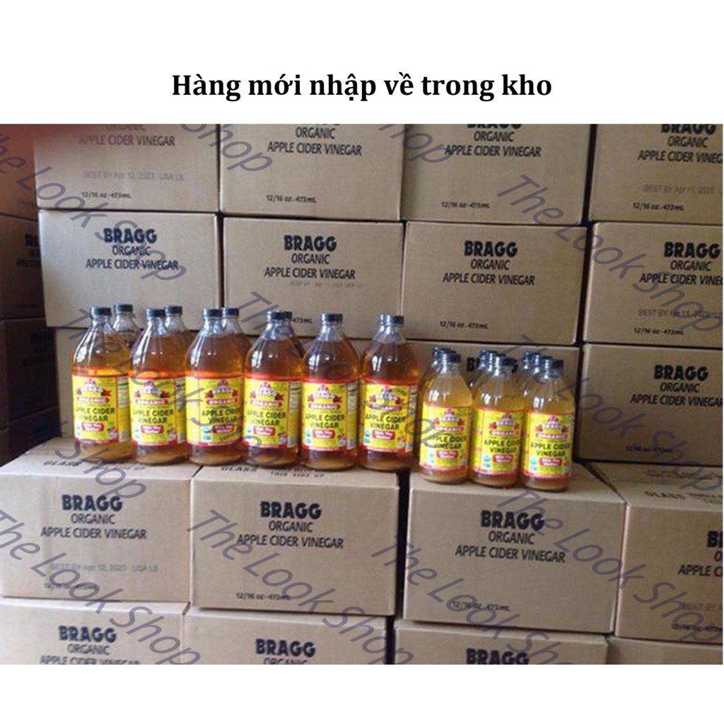 Bragg USA- Giấm táo hữu cơ Bragg Apple Cider Vinegar- Nhập khẩu chính ngạch từ Mỹ | BigBuy360 - bigbuy360.vn