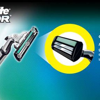 Vỉ 2 lưỡi cạo đôi Gillete Vector