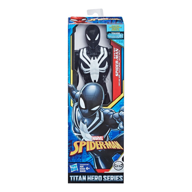 [Dự kiến giao hàng ngày 02/08-06/08] Đồ chơi Hasbro chiến binh Titan trang bị đồ đen Spiderman E2344