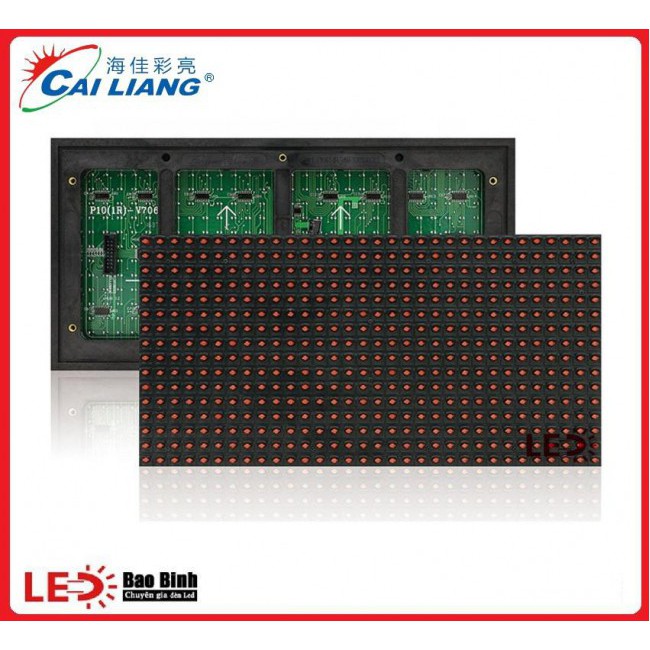 Module P10 Đỏ Cailiang ngoài trời đủ phụ kiện