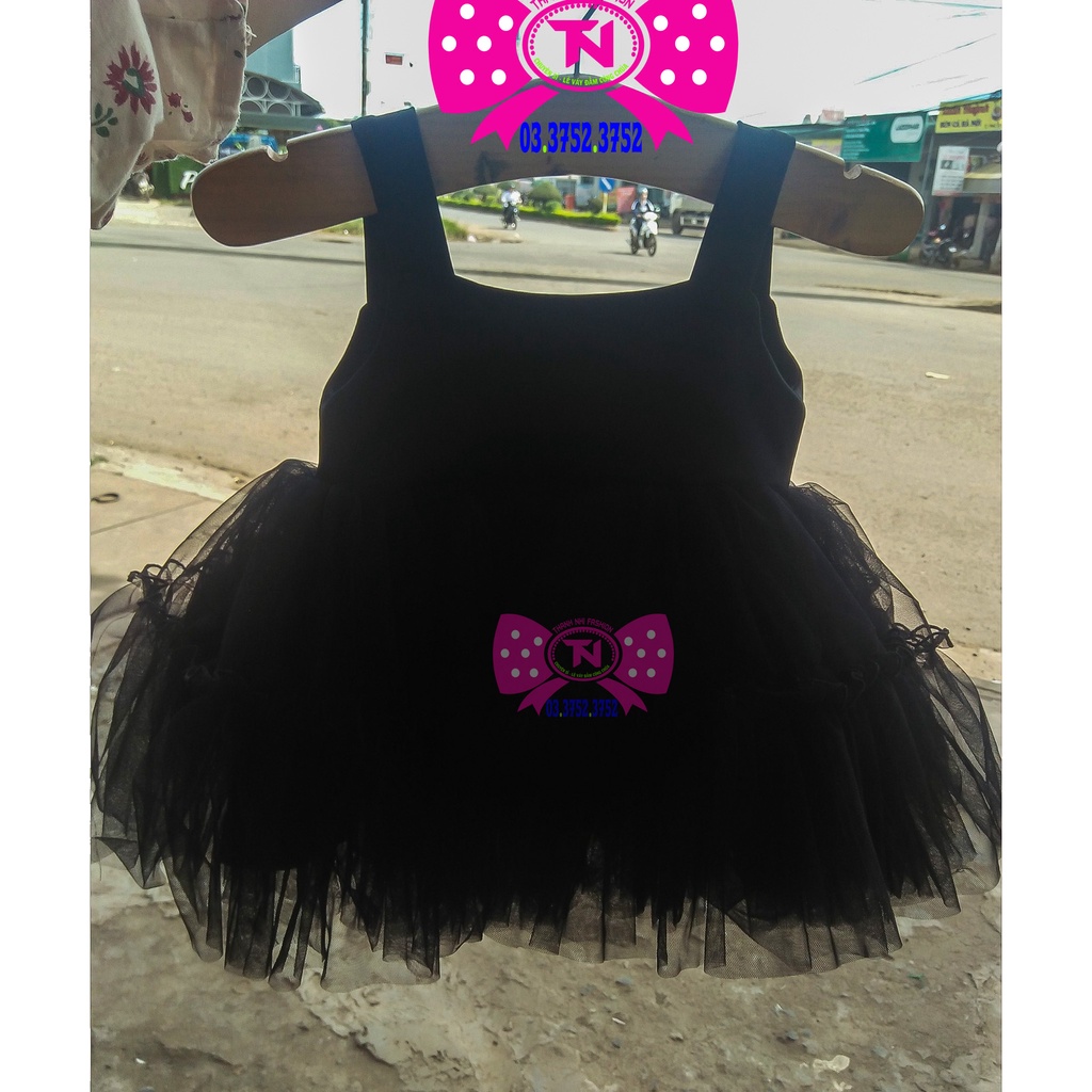 Váy bé gái thun Poly và lưới cao cấp nhiều màu - Váy Công Chúa TN3422004