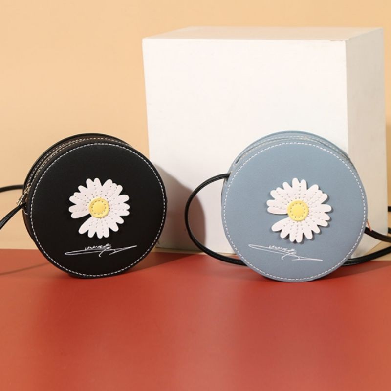 Túi Handmade, Túi Tự Đan Handmade Hoa Cúc