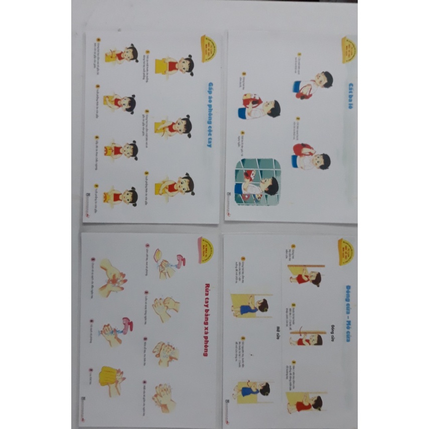 Combo 2 bộ học liệu kỹ năng tự phục vụ