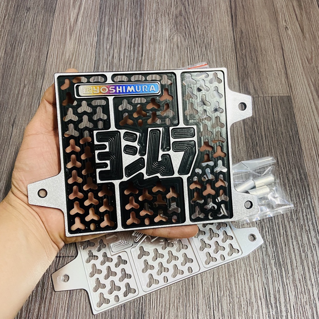 CHE KÉT NƯỚC NHÔM CNC TỔ ONG CHO HONDA VARIO 150 , AIR BLADE 150 HÀNG CAO CẤP