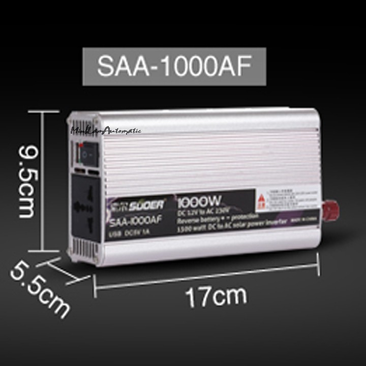 Kích điện 12v lên 220v 1000W