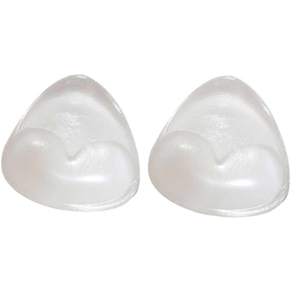 1 Cặp miếng đệm ngực tam giác bằng silicon 2 màu chất lượng cao cho nữ