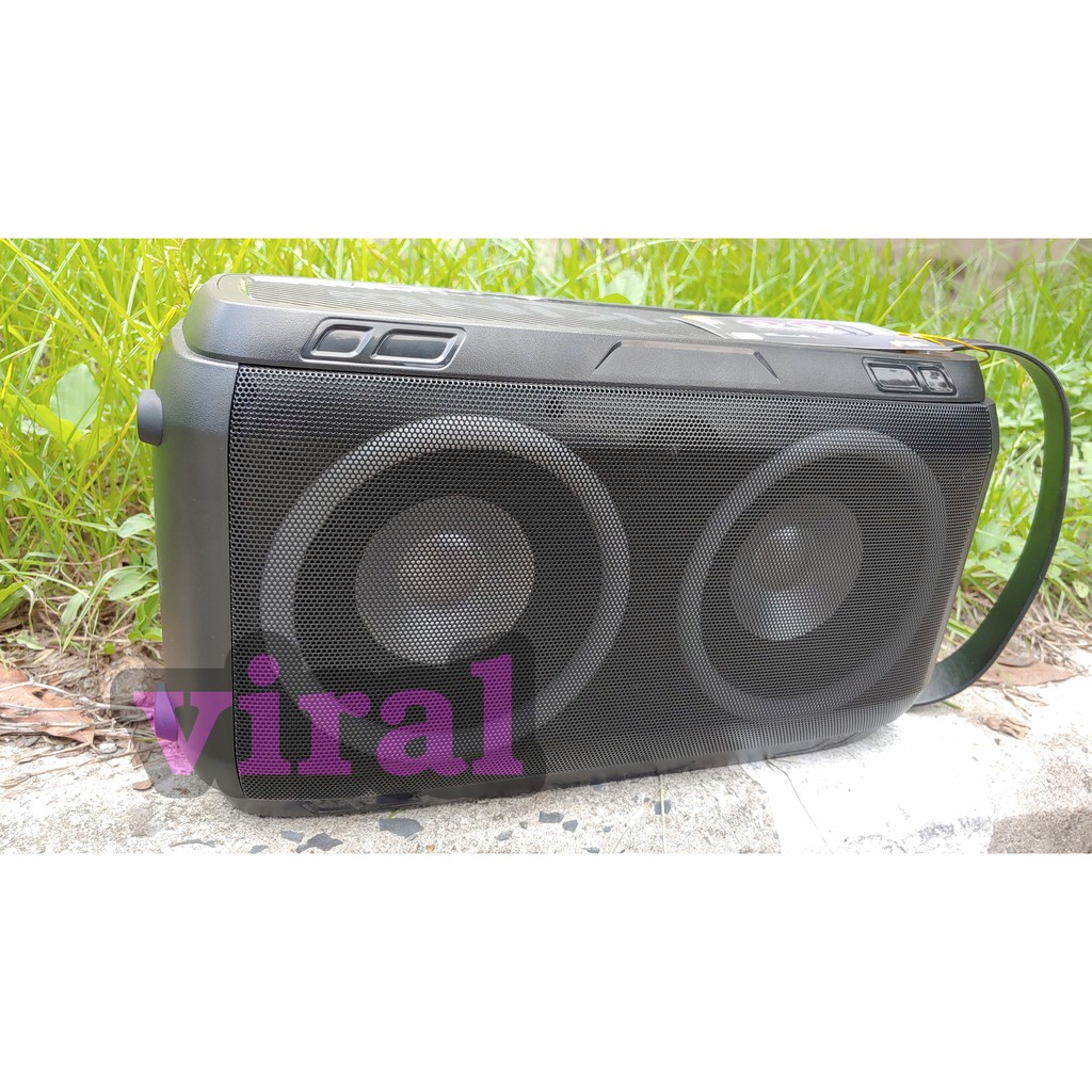 Loa w king t9 loa di động xách tay bass cực mạnh có đèn led có reverb dsp chuyên nghiệp micro cực hút