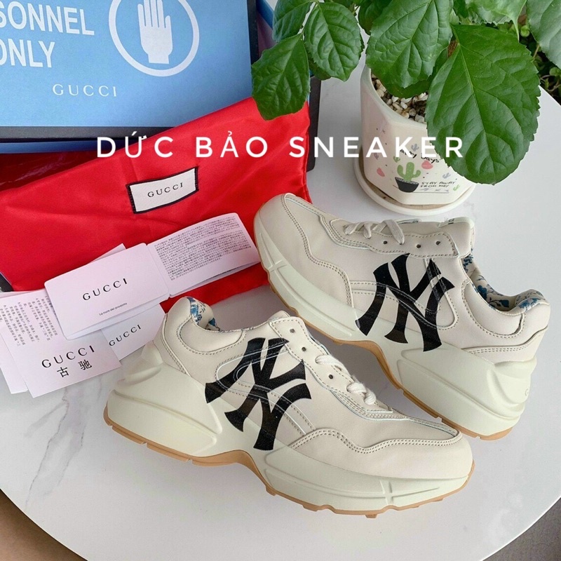 Giày gucci ny 11 ❤️FREE SHIP❤️ Giày thể thao nam nữ Sneaker gucci Sơn Tùng trắng full box