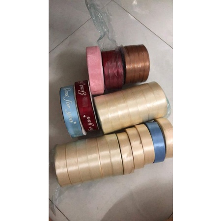 RUY BĂNG CHỮ RUY BĂNG TRƠN 1 CM 2CM 2.5CM