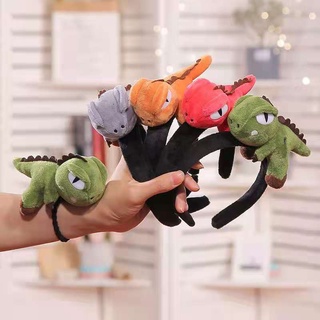 Phong cách hàn quốc dễ thương hoạt hình khủng long băng đô phụ kiện cài tóc nữ băng đô rửa mặt