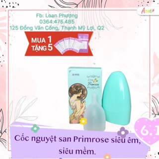 CỐC NGUYỆT SAN PRIMROSE + DUNG DỊCH VỆ SINH CỐC NGUYỆT SAN