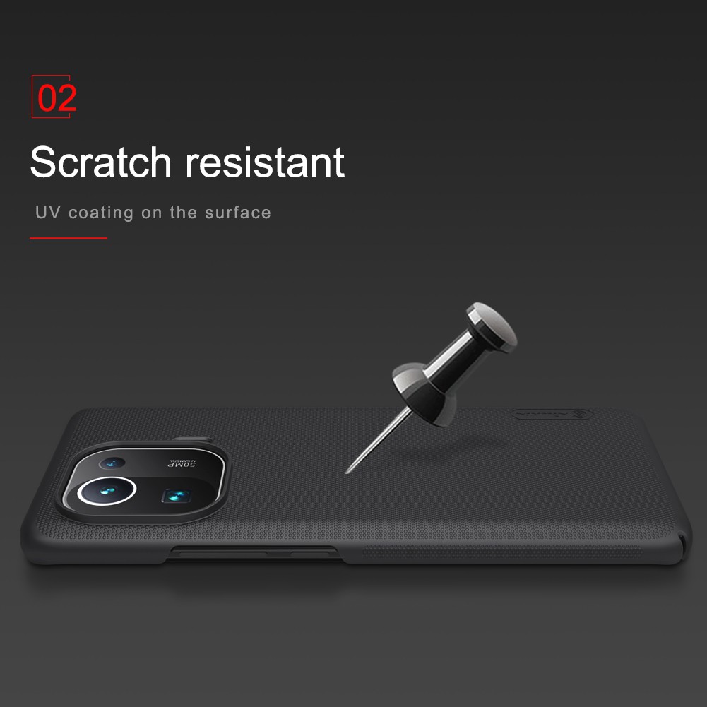 Ốp Điện Thoại Nillkin Bằng PC Cứng Nhám Chống Sốc Cho Xiaomi Mi 11 Pro