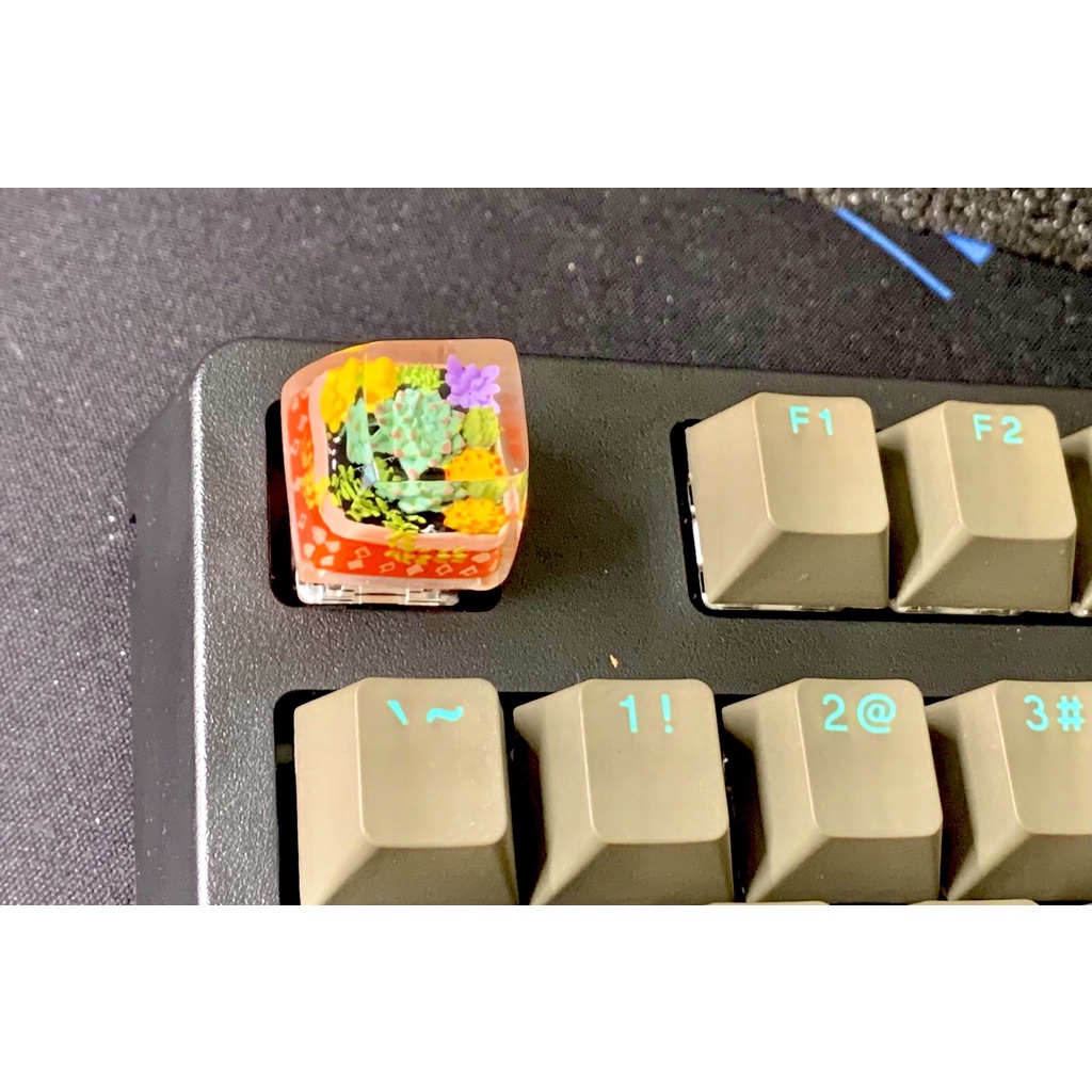 Nút bàn phím cơ sen đá dễ thương SA R1 nút bàn phím resin