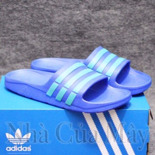 [☘️ADIDAS®☘️]- DÉP ĐÚC DURAMO SLIDES - Xanh dương S/Ngọc