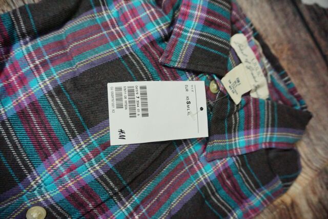 Áo sơ mi flannel HM