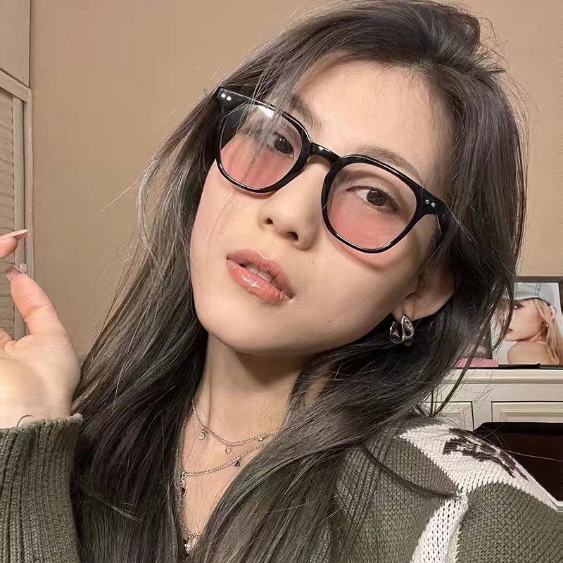 Mắt Kính Má Hồng 2022 Phong Cách Thời Trang Dành Cho Nữ