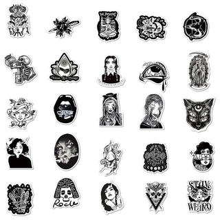 Set 100 Hình Dán Chống Thấm Nước Phong Cách Gothic