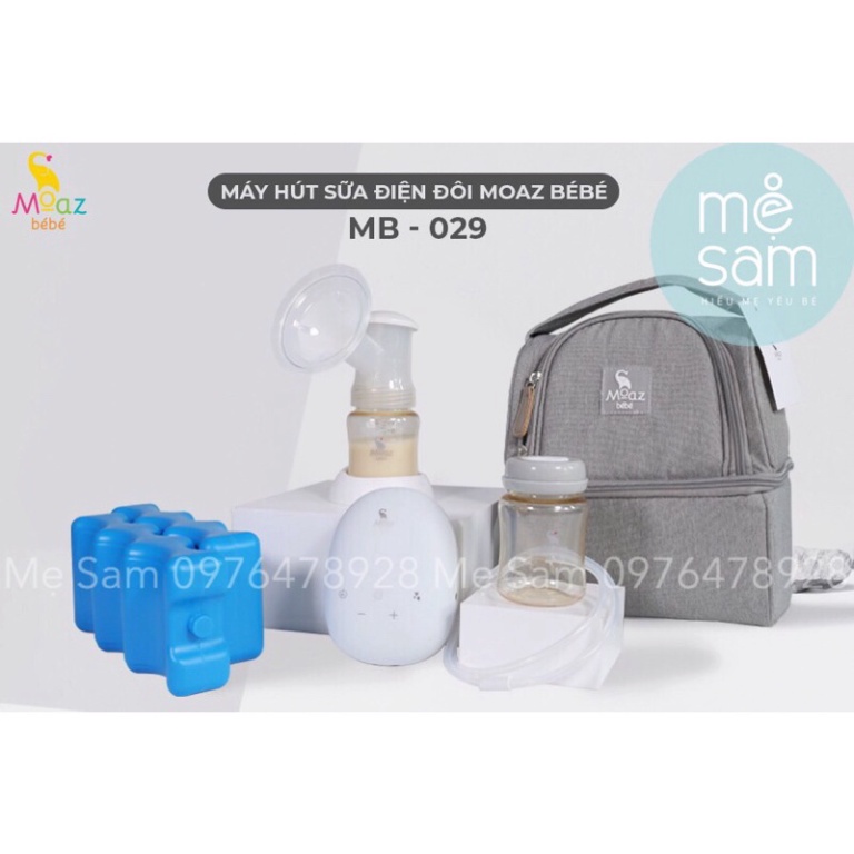 Máy hút sữa điện đôi Moaz bebe MB-029