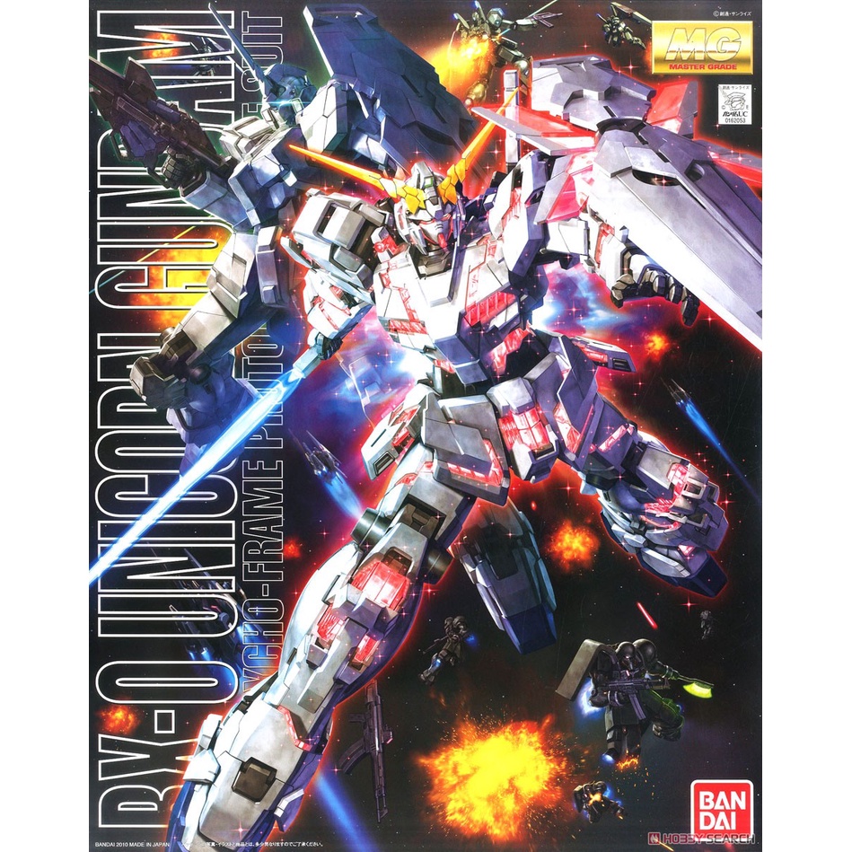 Mô hình MG 1/100 Unicorn Gundam - Chính hãng Bandai Nhật Bản