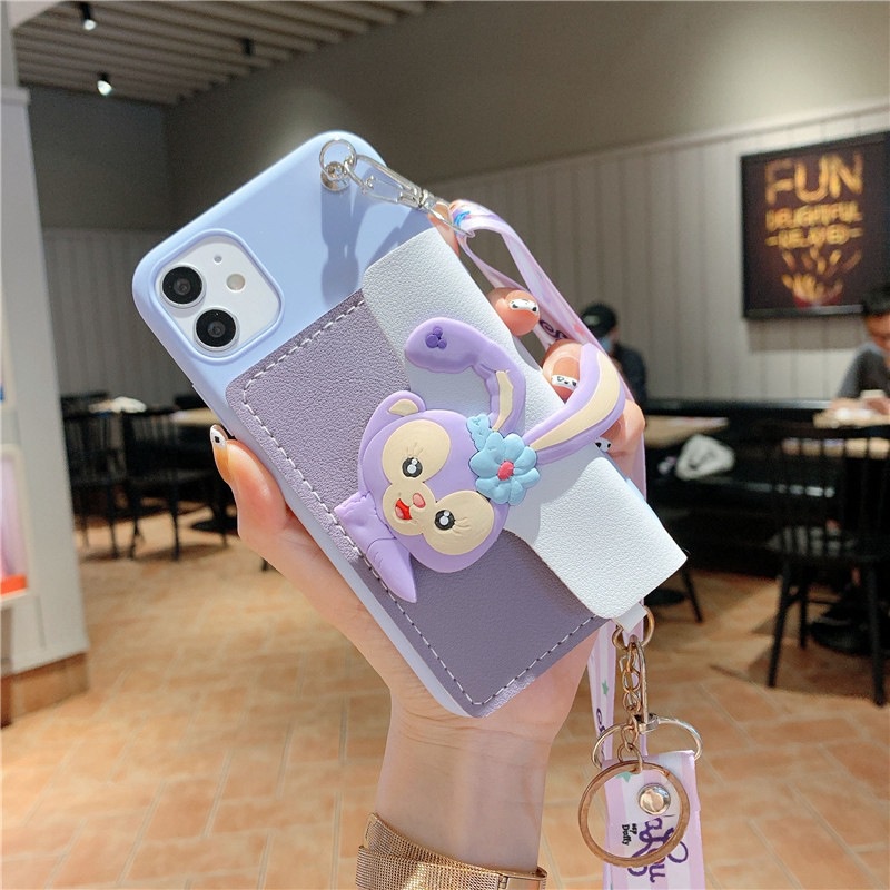 Ốp lưng chống sốc cho iphone 13 pro 12 pro max silicon mềm iphone 11 xs max xr x / xs 7 8 plus vỏ điện thoại chó con hoạt hình Có Ngăn Đựng Thẻ Cho iph
