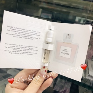 Vial 2ml nước hoa nữ balmain eau d’ivoire