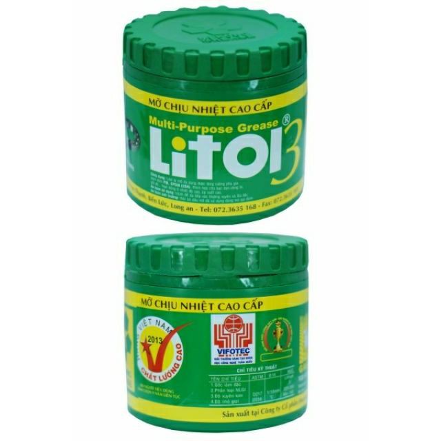 Mỡ bò chịu nhiệt Litol 400G